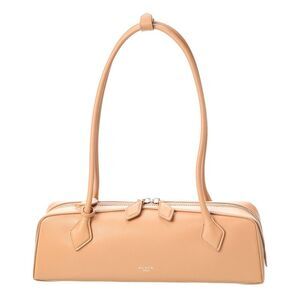Alaïa Le Teckel Medium Leather Shoulder Bag, Beige